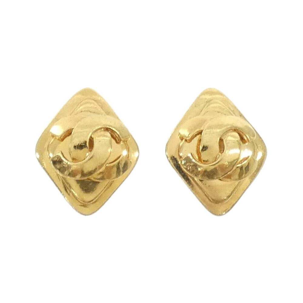 CHANEL Authentic Gold Earrings - Picture 1 of 3